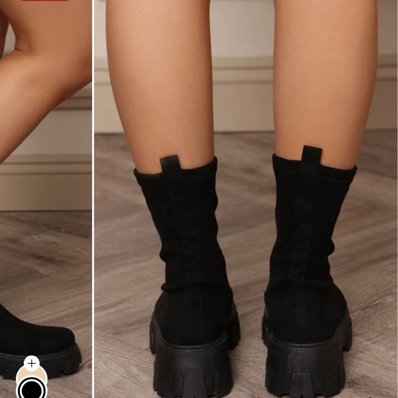 Black boots for sale - Picture 2 of 4